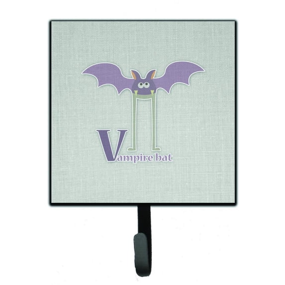 Alphabet V for Vampire Bat Leash or Key Holder