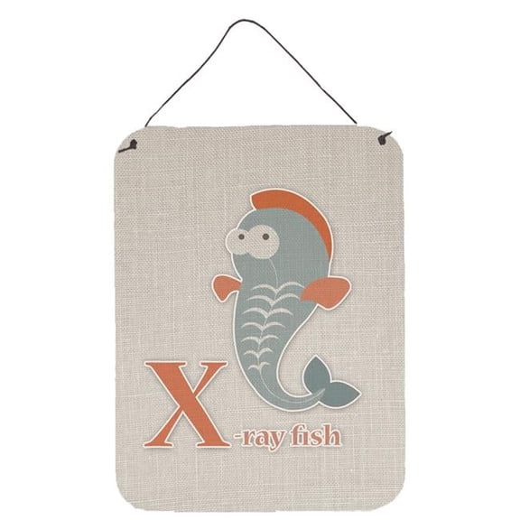 Alphabet X for Xray Fish Wall or Door Hanging Prints