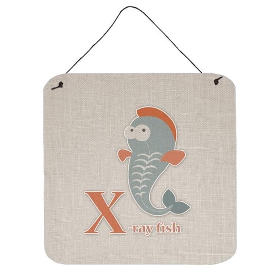 Alphabet X for Xray Fish Wall or Door Hanging Prints