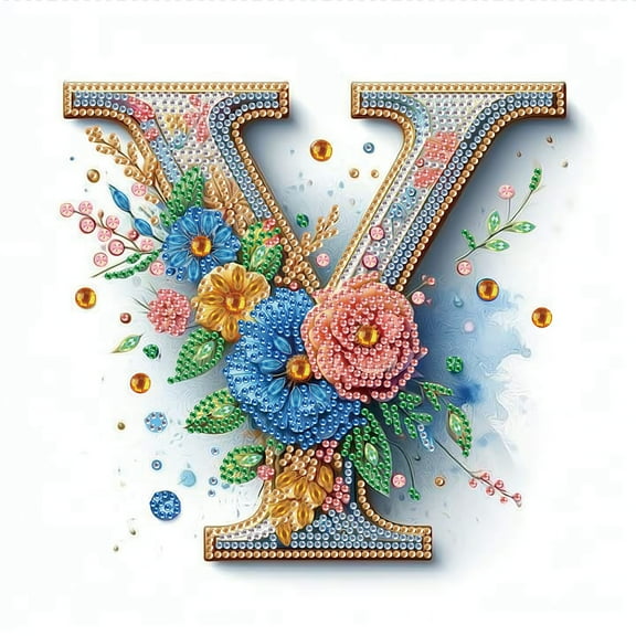 Alphabet Y Diamond Art Painting Kit