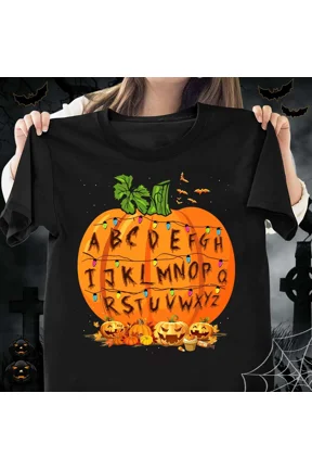 Alphabet pumpkin � Halloween devil pumpkin, gift for Halloween day