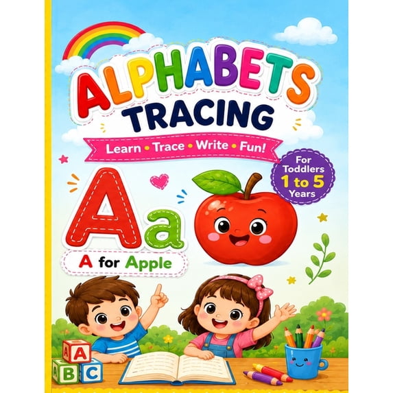 Alphabet tracing and learning for preschool and children aged 1 to 5 ...