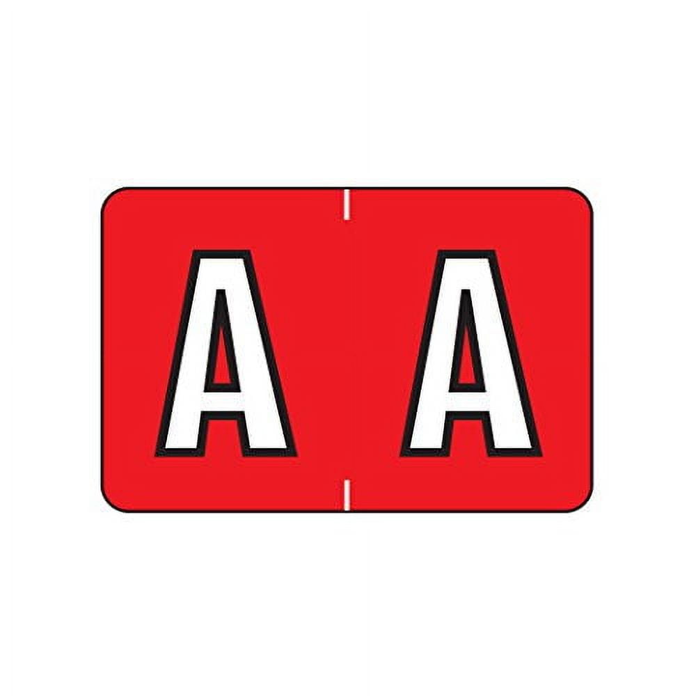 Alphabetic Color Coded Labels- Letter A, Red, Barkley ABKM and Sycom ...