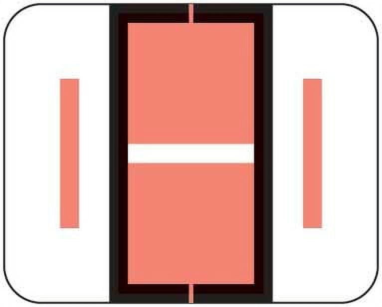 Alphabetic Color Coded Labels Letter I, TAB Compatible, (Vinyl, 500