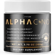 Alphacino Powder Advanced Formula Supplement to Support Active Lifestyle Alpha Cino 30 Servings