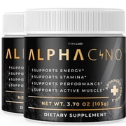 Alphacino Powder Advanced Formula Supplement to Support Active Lifestyle Alpha Cino 60 Servings