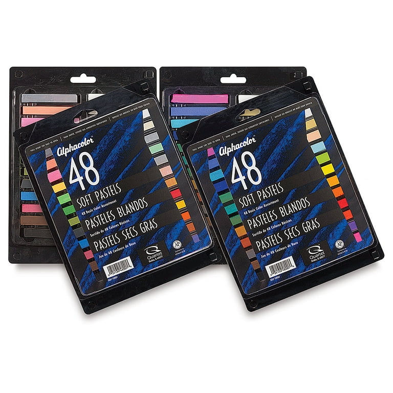 Alphacolor Soft Pastels - Basic Colors, Set of 48