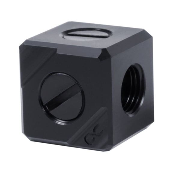 Alphacool Eiszapfen G1/4" 5-way Multi-Port Block Fitting, Acetal