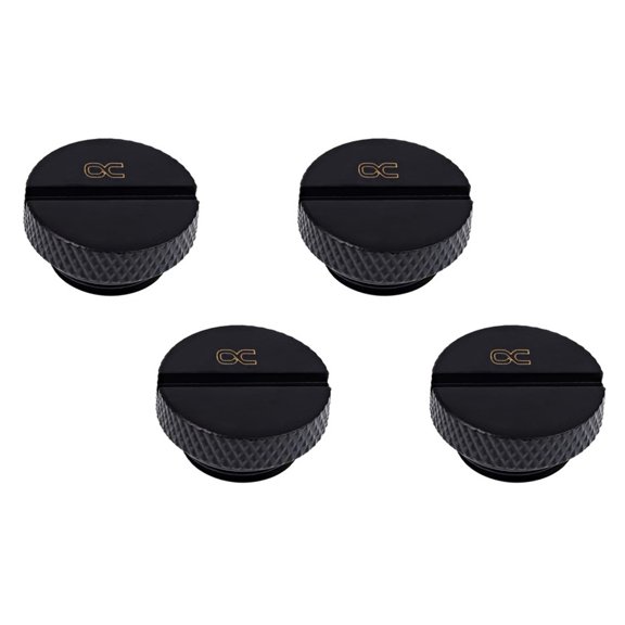 Alphacool Eiszapfen G1/4" Plug, Deep Black, 4-pack