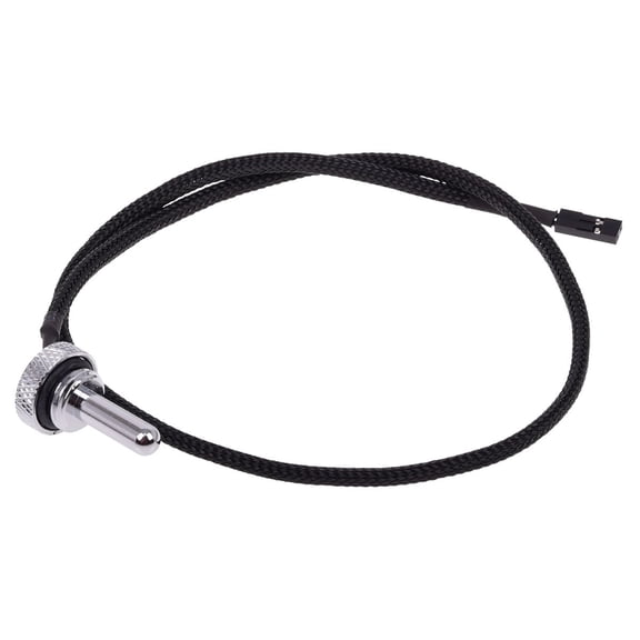 Alphacool G1/4" Eiszapfen Temperature Sensor Plug, Chrome