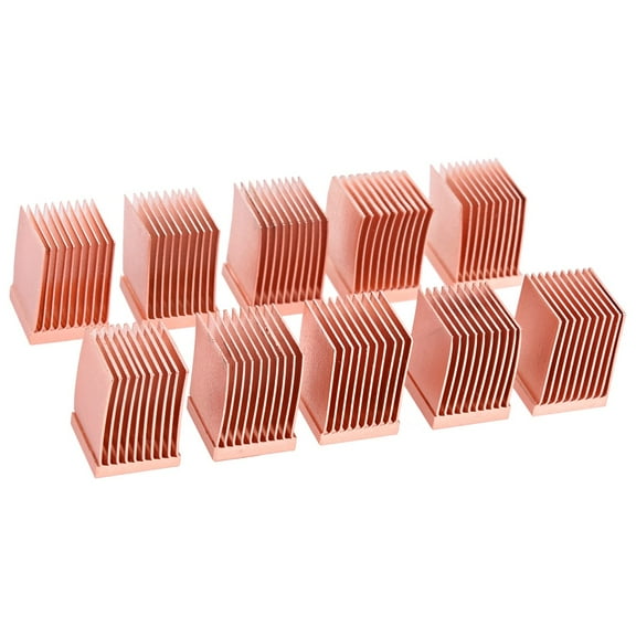 Alphacool GPU RAM Copper Heatsinks, 10 x 10mm, 10-pack