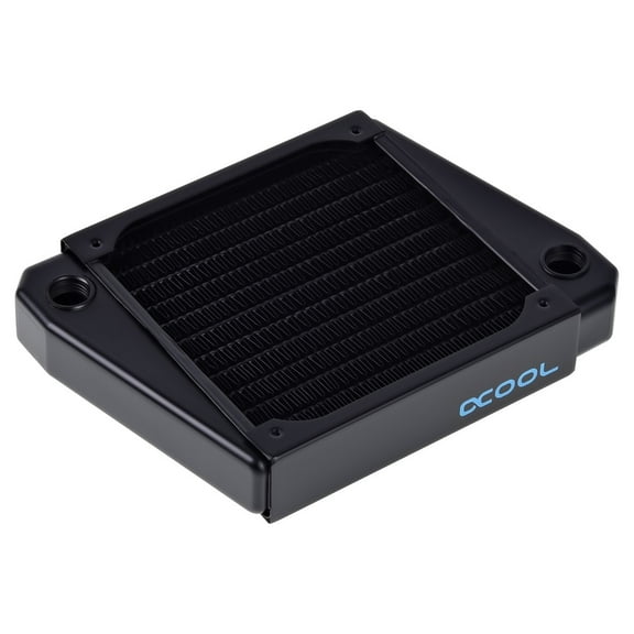 Alphacool NexXxos ST30 Full Copper X-Flow Radiator 120, 120mm x 1, Single Fan, Black