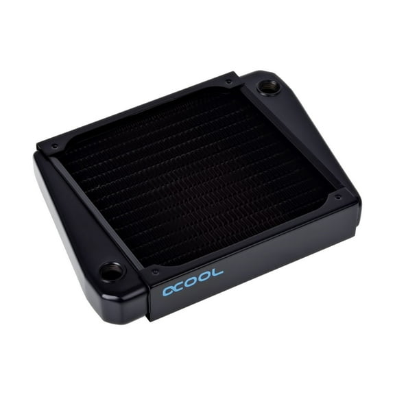 Alphacool NexXxos ST30 Full Copper X-Flow Radiator 140, 140mm x 1, Single Fan, Black