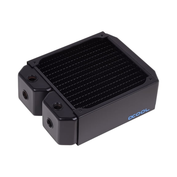 Alphacool NexXxos UT60 Full Copper Radiator 140, 140mm x 1, Single Fan, Black
