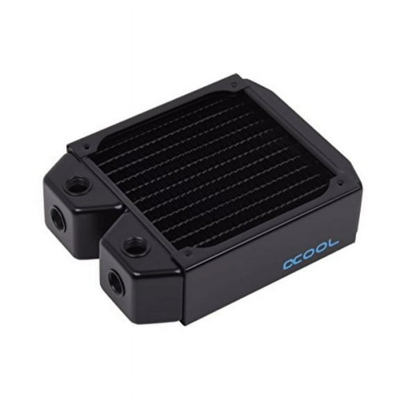 Alphacool NexXxos XT45 Full Copper Radiator 120, 120mm x 1, Single Fan, Black