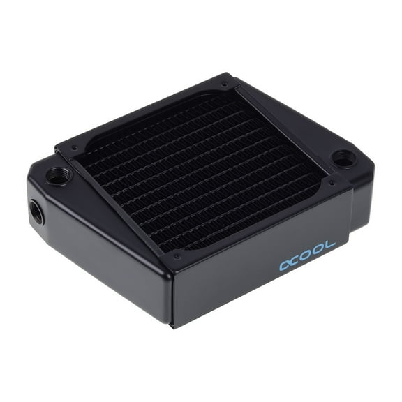 Alphacool NexXxos XT45 Full Copper X-Flow Radiator 120, 120mm x 1, Single Fan, Black