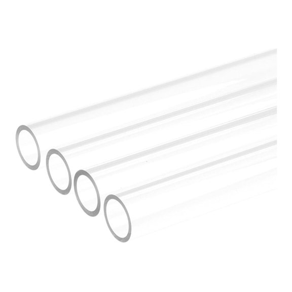 Alphacool Plexi (Acrylic) HardTube 10mm ID, 13mm OD, 60cm, Clear, 4-pack