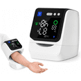 thumbnail image 1 of Alphamed No-Wrap Automatic Upper Arm Blood Pressure Monitor, Large LED Display, One-Touch Operation, 3 Users, 597 Memories, 1 of 10