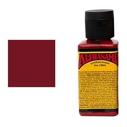 Alphanamel 2.5oz Dark Red