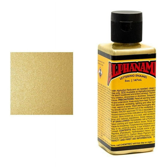 Alphanamel 5oz Metallic Gold