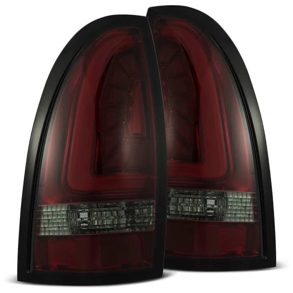 Alpharex Led Taillights Red Smoke Fits select: 2005-2015 TOYOTA TACOMA