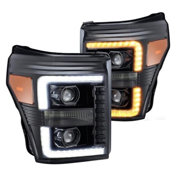 Alpharex  Pro 20 Series Projector Headlights for 2011-2016 Ford F250, F350, F450 & F550 Super Duty