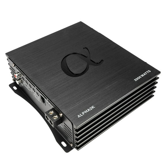 Alphasonik ALPHA2K 1-CH Monoblock 2000W Class-D Full Range Car Audio Amplifier