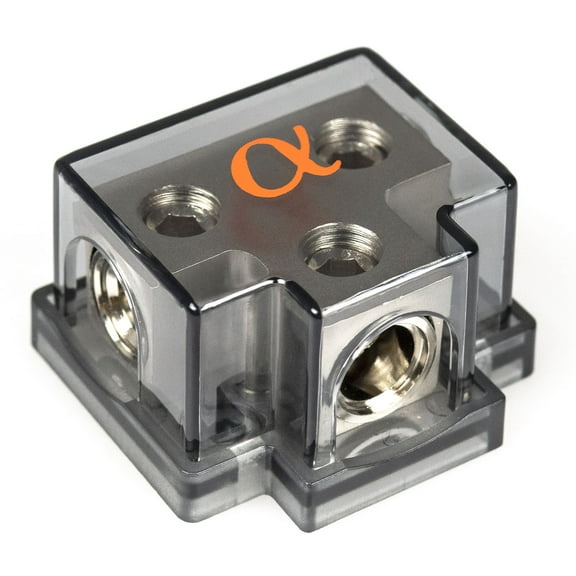 Alphasonik Distribution Block (1) 1/0 or 2 Gauge Input (2) 1/0 or 4 Gauge Output