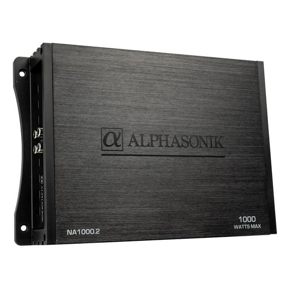 Alphasonik NA1000.2 Neuron Series Class A/B 2-Channel 1000 Watts 4 Ohms Car Amplifier