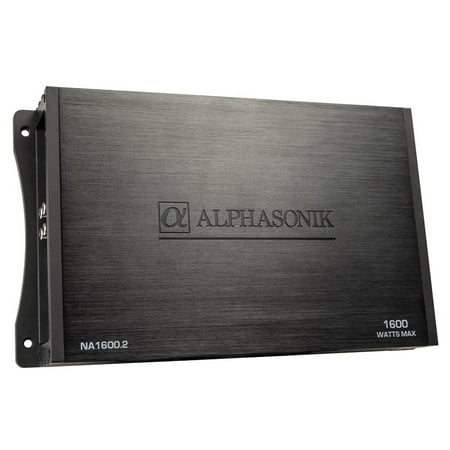 Alphasonik NA1600.2 Neuron Series Class A/B 2-Channel 1600 Watts 4 Ohms Car Amplifier