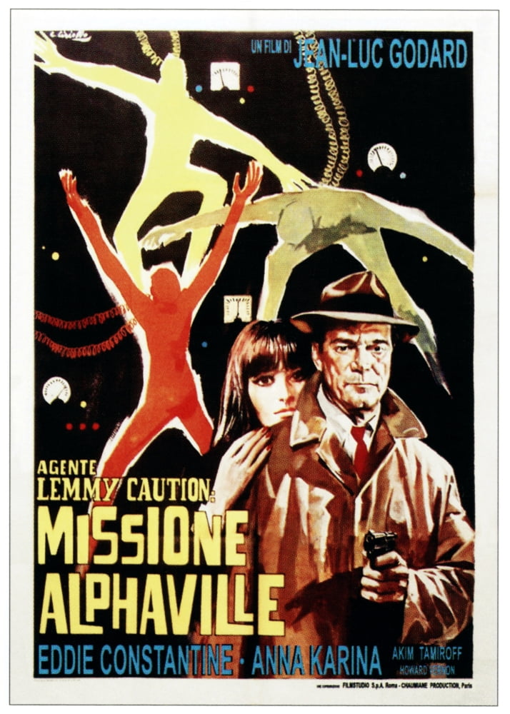 Alphaville (Aka Agente Lemmy Caution Missione Alphaville) Canvas Art - (24 x 36)