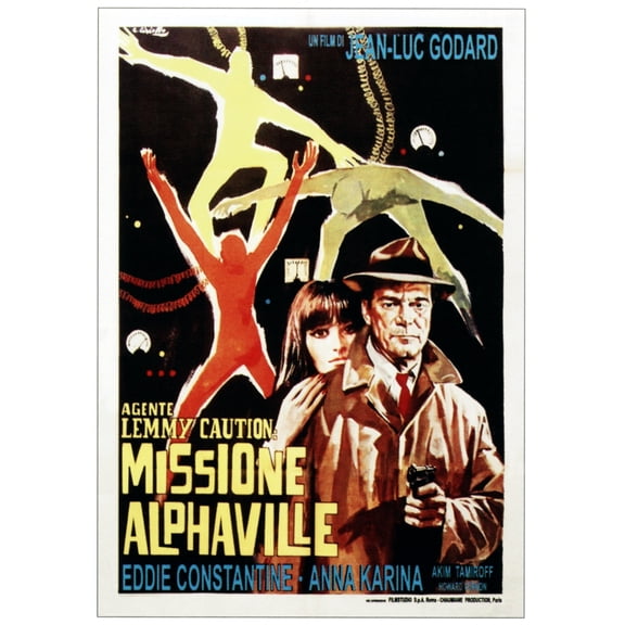 Alphaville (Aka Agente Lemmy Caution Missione Alphaville) Movie Poster Masterprint (11 x 17)