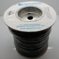 Alphawire 100 Foot 7/16" Black PVC Coated Fiberglass Sleeving PIF-130-7/16