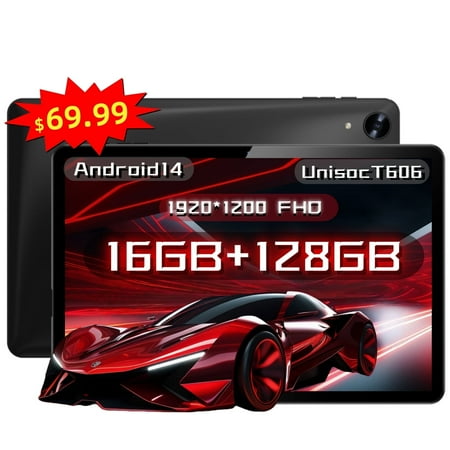 Alphawolf Android 14 Tablet 10 inch, Octa Core 1920 x 1200 Display , 16GB RAM 128GB ROM, 5500mAh, 2025 Latest Electronics Tablets