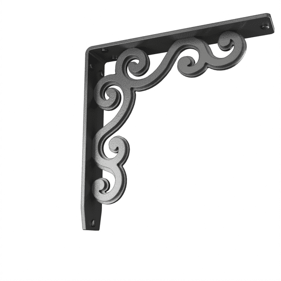Alphidia LLC STARBY Charleston Heavy Duty Shelf Bracket Kit (Set of 2) 8 inch