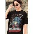 thumbnail image 1 of Alphonse & Edward Elric T-shirt, Fullmetal Alchemist Manga Anime Shirt,Forest Green color,size 4XL, 1 of 5
