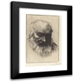 thumbnail image 1 of Alphonse Legros 13x18 Black Modern Framed Museum Art Print Titled - Head of an Old Man (Etude De Tete) II, 1 of 5