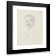 thumbnail image 1 of Alphonse Legros 14x18 Black Modern Framed Museum Art Print Titled - Study for the Portrait of Edward D. Adams (1892), 1 of 5