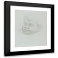 thumbnail image 1 of Alphonse Legros 15x17 Black Modern Framed Museum Art Print Titled - Head of a Child, 1 of 5