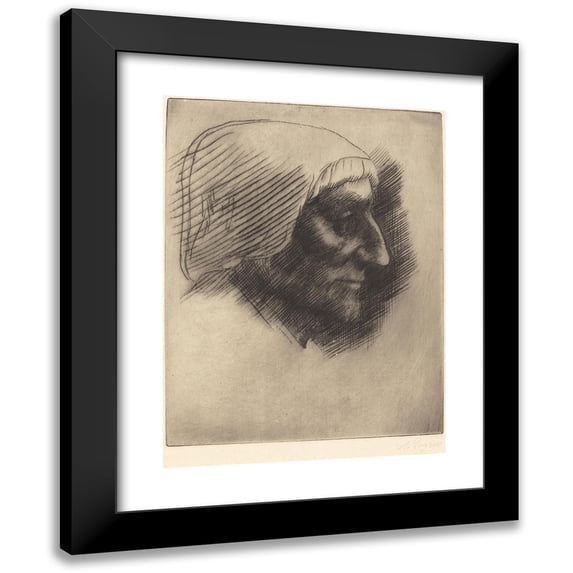 Alphonse Legros 19x24 Black Modern Framed Museum Art Print Titled - Antique Dealer B