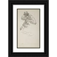 thumbnail image 1 of Alphonse Mucha 12x18 Black Ornate Wood Framed Double Matted Museum Art Print Titled - Woman Bending Over (1913), 1 of 5
