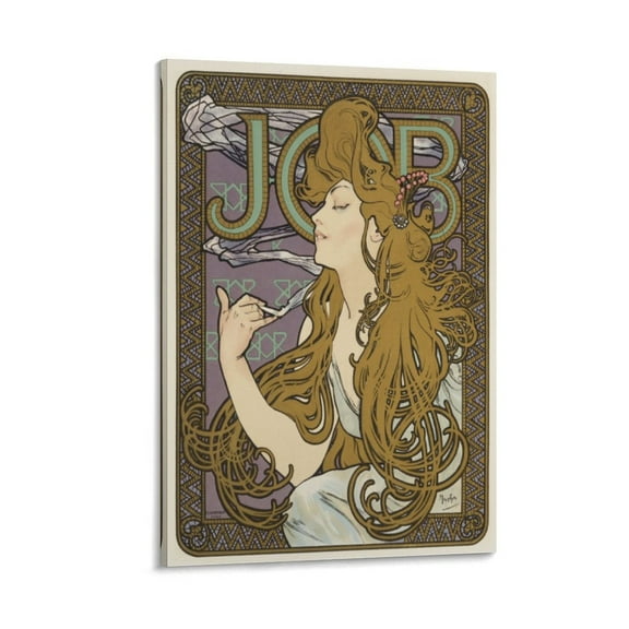 Alphonse Mucha JOB Art Poster Canvas Painting Decor Wall Print Photo Gifts Home Modern Decorative Posters 24x36inch(60x90cm)