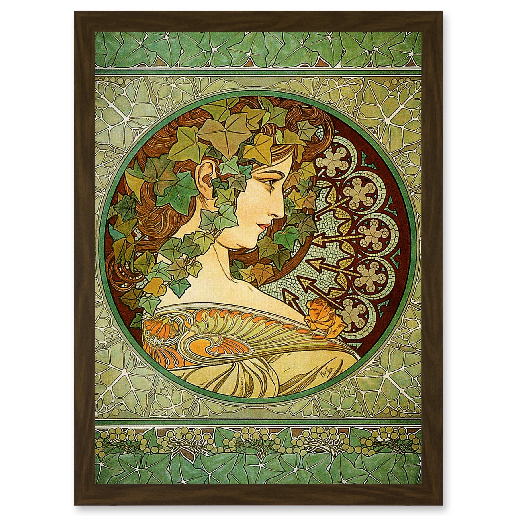 Alphonse-Mucha-Laurel-1901-Art