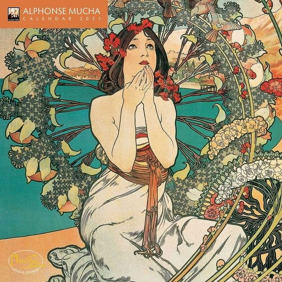 Alphonse Mucha Mini Wall Calendar 2021 (art Calendar)