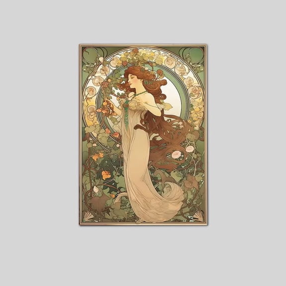 Alphonse Mucha Wall Art Vintage Poster Full Size 24''x36'' Goldengate
