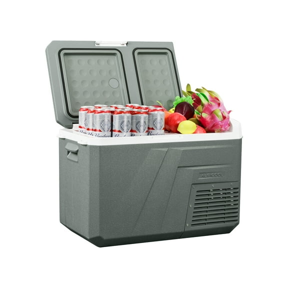 Alpicool Car Refrigerator, 34 qt Portable Refrigerator with Dual Zone 12v Freezer and Fridge,Fast cooling -4℉~68℉ for RV, Travel, Truck,Outdoor, Home,Camper