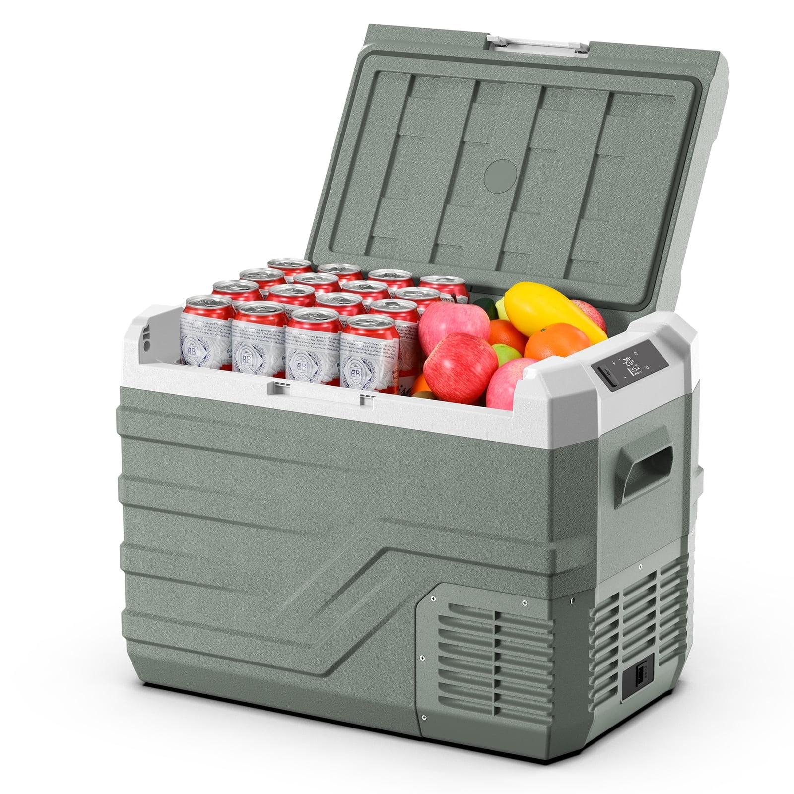 Alpicool Car Refrigerator 37 Quarts, 12v Refeigerator Portable Fridge Freezer, -4°F to 68°F Electric Cooler RV Compressor Fridge for Outdoor, Camping, Travel and Home Use