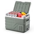 thumbnail image 1 of Alpicool Car Refrigerator 37 Quarts, 12v Refeigerator Portable Fridge Freezer, -4°F to 68°F Electric Cooler RV Compressor Fridge for Outdoor, Camping, Travel and Home Use, 1 of 13