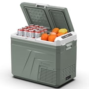 Alpicool Car Refrigerator, 42 qt Camping Refrigerator AC/DC with Dual Zone 12v Car Fridge Fast cooling -4 68  for RV Travel Truck Outdoor