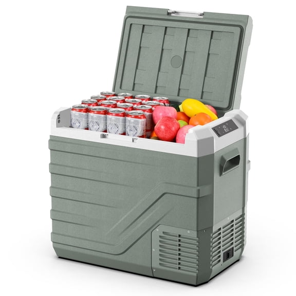 Alpicool Car Refrigerator 46 Quarts, 12v Refeigerator Portable Fridge Freezer, -4°F to 68°F Electric Cooler RV Compressor Fridge for Outdoor, Camping, Travel and Home Use